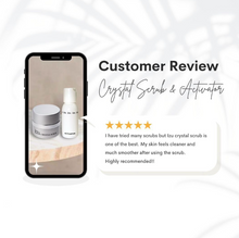 将图片加载到图库查看器,水晶磨砂膏和活化剂