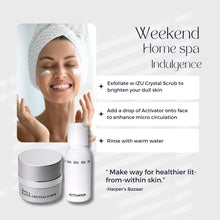 将图片加载到图库查看器,水晶磨砂膏和活化剂