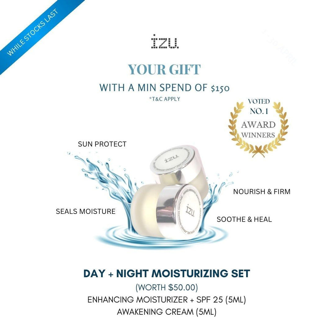 Free Gift : DAY+NIGHT Moisturizing Set 2pc