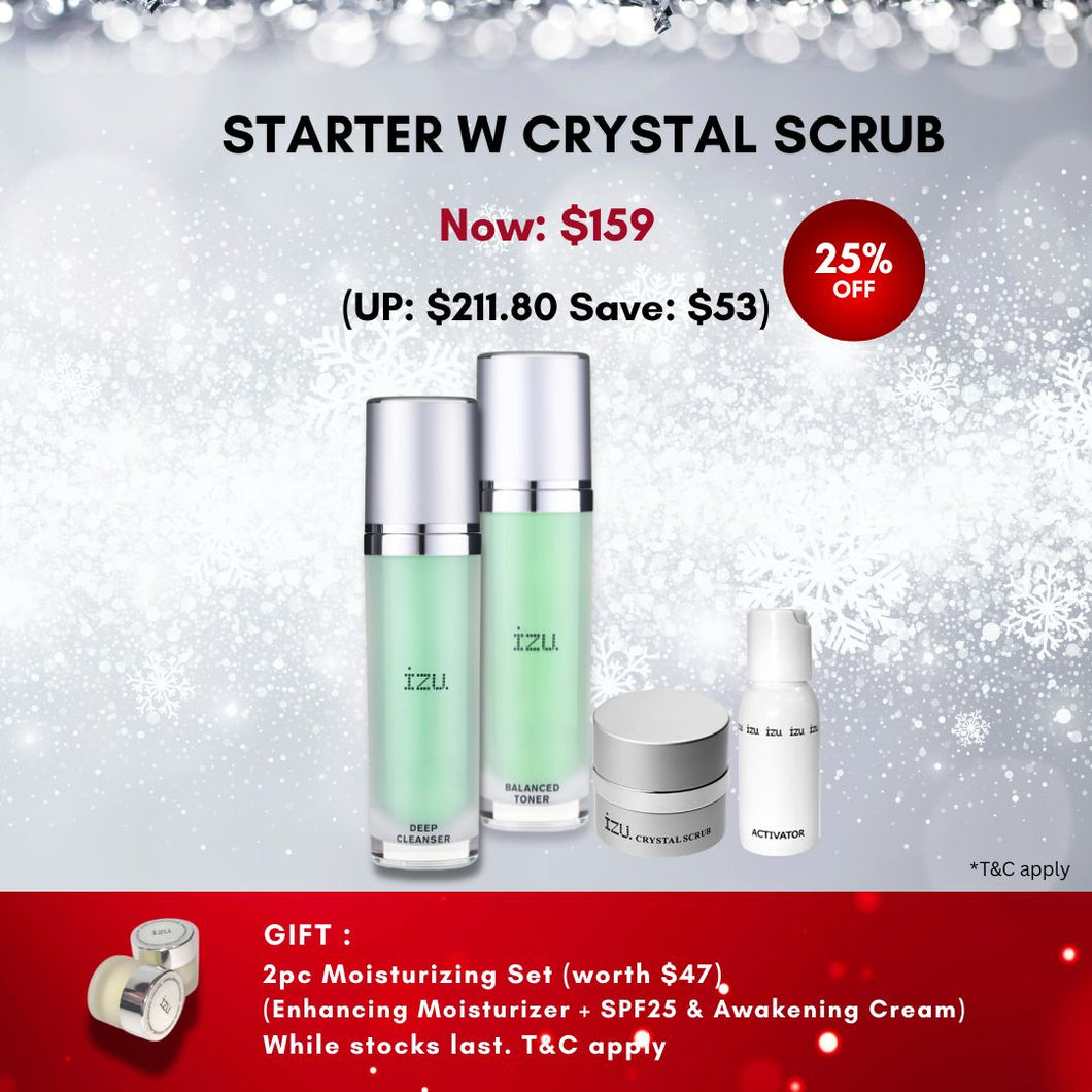 Starter Pack w Crystal Scrub
